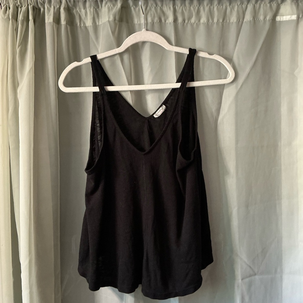 Free people Black Sleeveless Top size small
